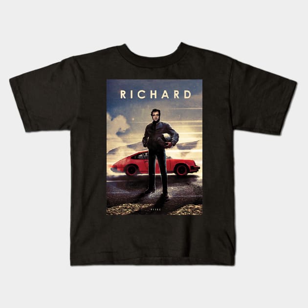 Richard Hammond- Porsche 911  Super carrera- Car Legends Kids T-Shirt by Great-Peoples